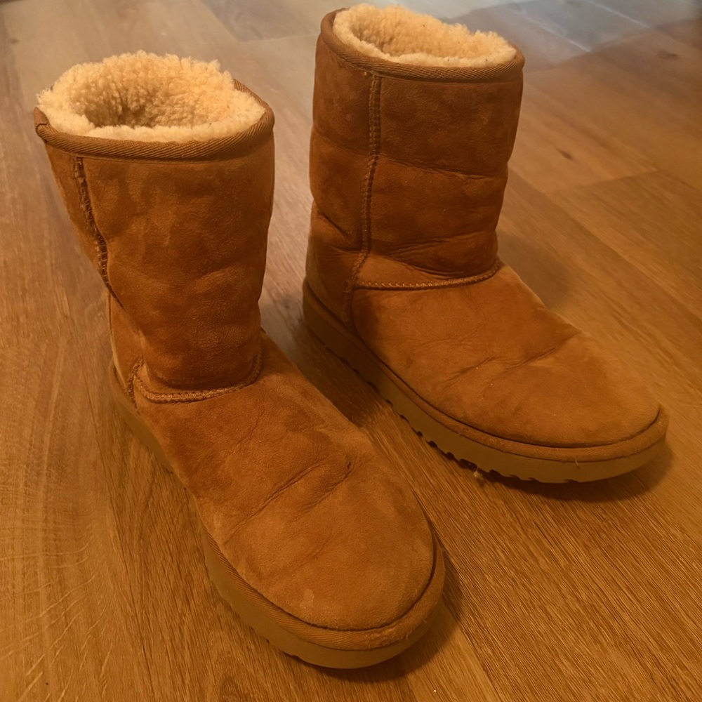 UGG Tan Ankle Boots